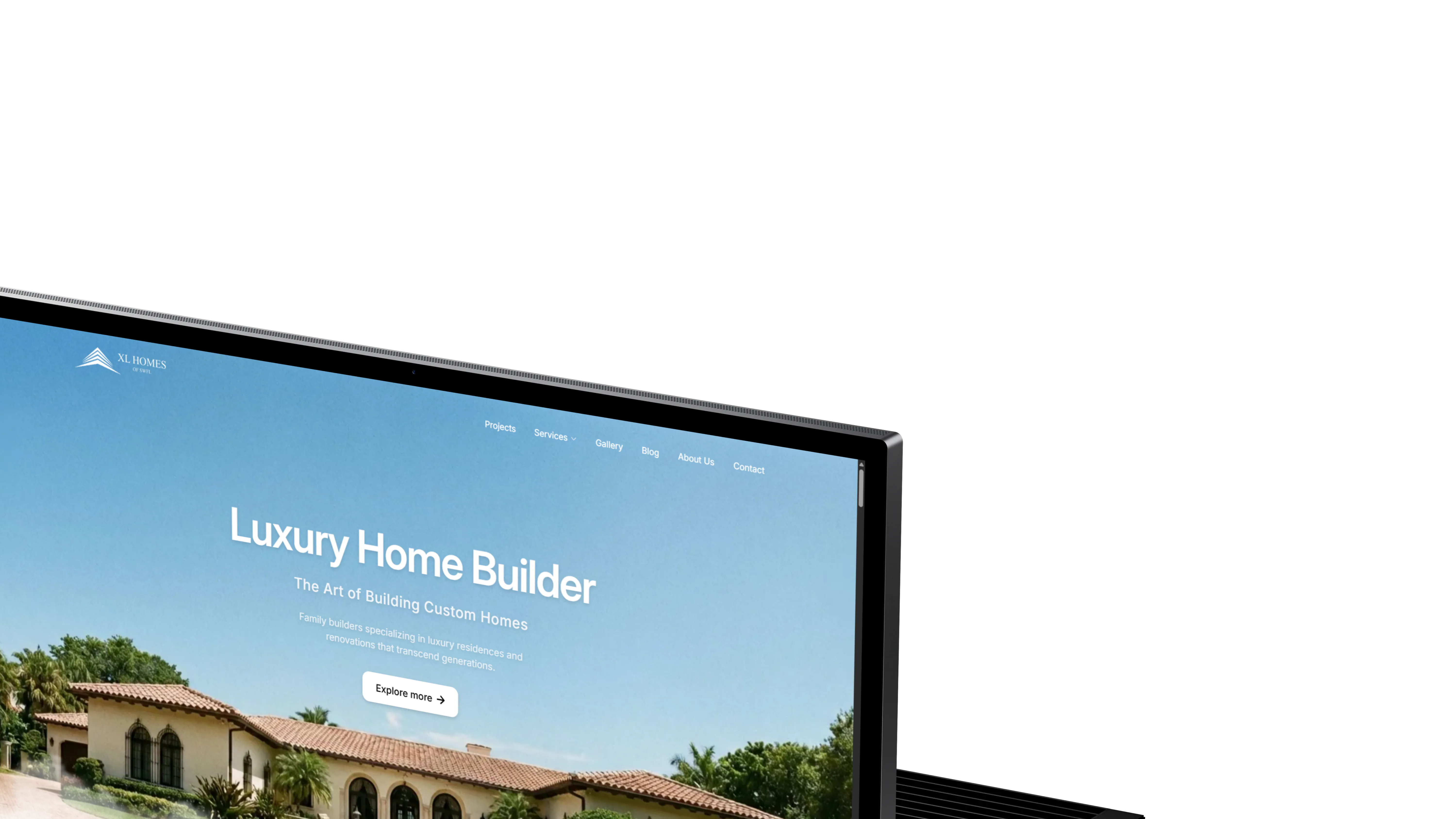 XL Homes case study — featured project visual